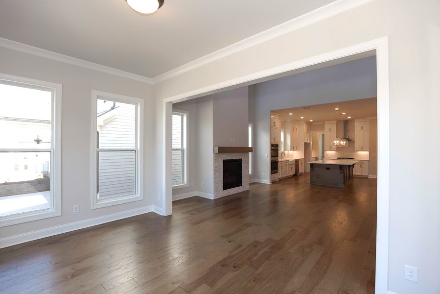 Representative unfurnished interior of a home built from the The Maddox by The Providence Group in Bellmoore Park, Johns Creek (Image 34).