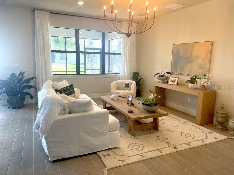 Furnished interior view inside a new home in Preserve at Waterway Village, Vero Beach (Image 34).