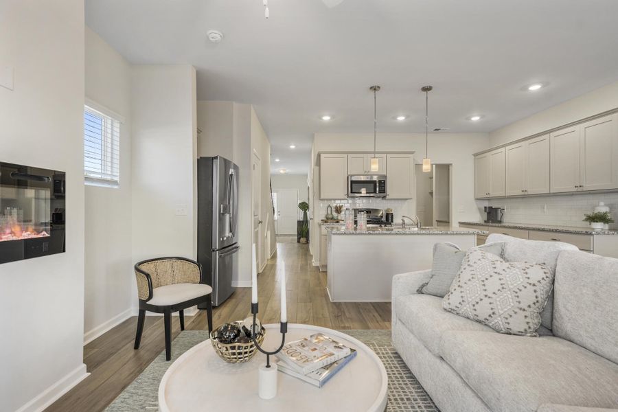 Furnished interior view inside a new home in Central Creek, Goose Creek (Image 12).