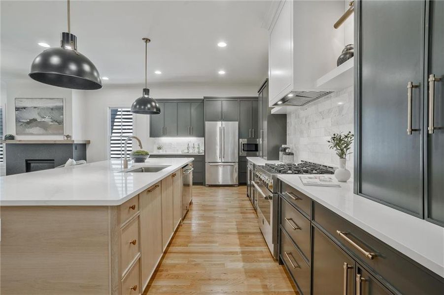 Furnished interior view inside a new home in Pendergrast Farm, Atlanta (Image 25).