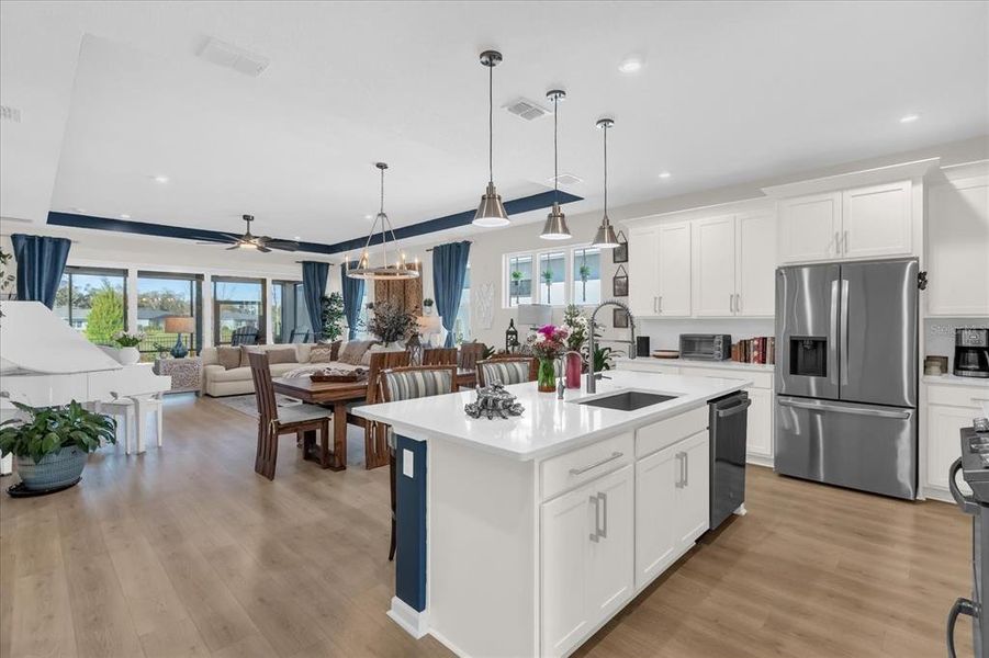 Furnished interior view inside a new home in , Deland (Image 17).