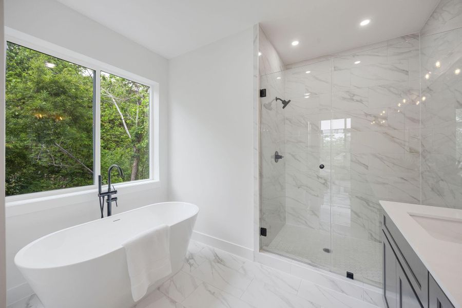 Furnished interior view inside a new home in , Houston (Image 18).