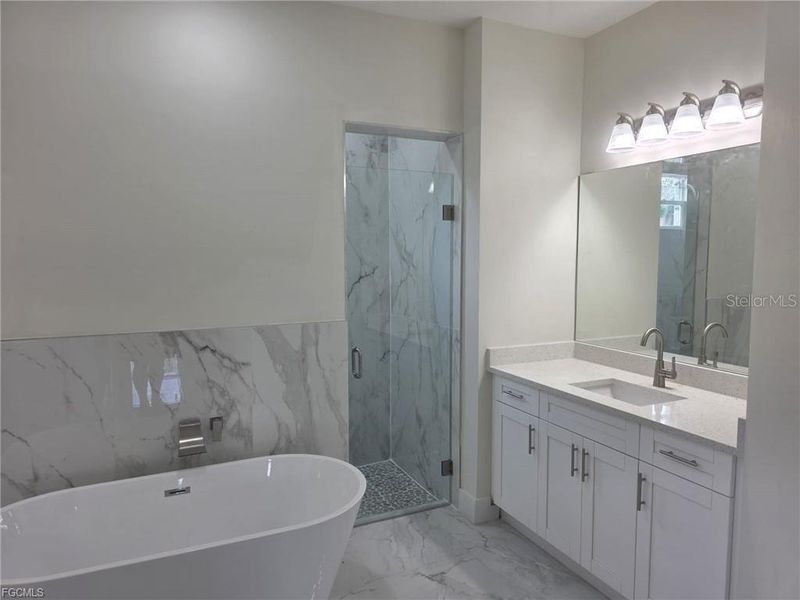 Furnished interior view inside a new home in , Fort Myers (Image 9).