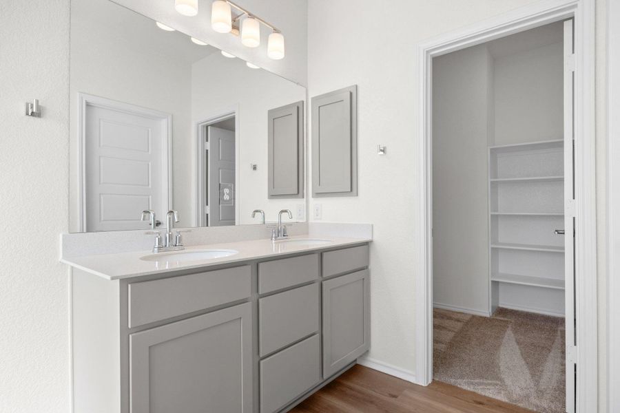 Furnished interior view inside a new home in McKinney Crossing, Austin (Image 11). Furnished interior view inside a new home in McKinney Crossing, Austin (Image 11).