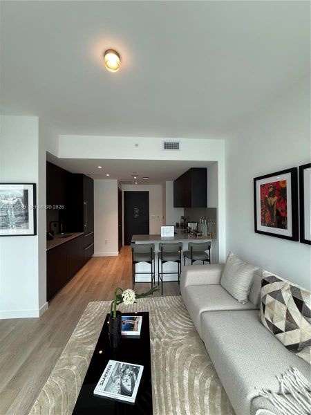 Furnished interior view inside a new home in , Miami (Image 3).