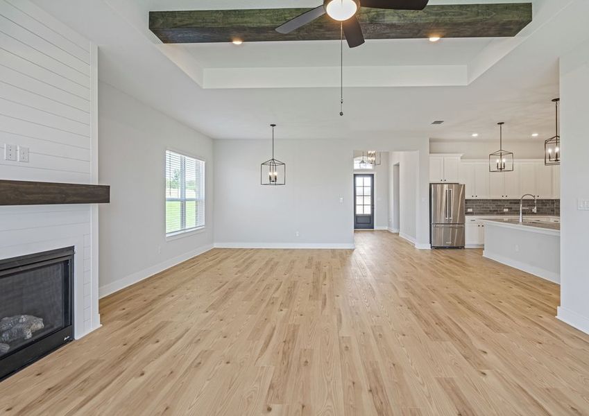 The Hanna has an open layout. The Hanna has an open layout.