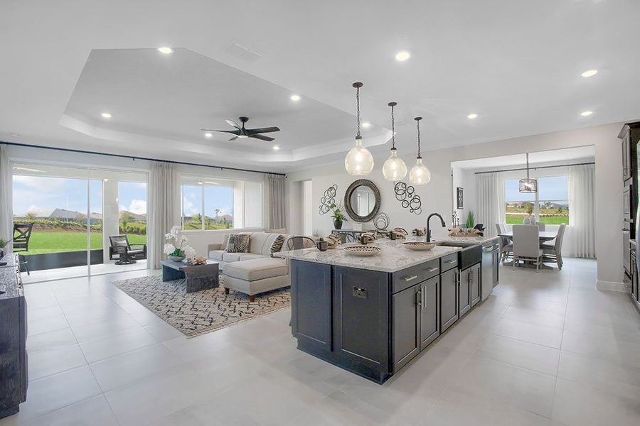 Representative furnished interior of a home built from the Whitmore by Colen Built Development, LLC in On Top of the World Communities, Ocala (Image 7). Representative furnished interior of a home built from the Whitmore by Colen Built Development, LLC in On Top of the World Communities, Ocala (Image 7).