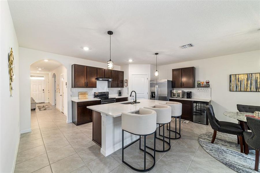 Furnished interior view inside a new home in Lake Diamond, Ocala (Image 34).