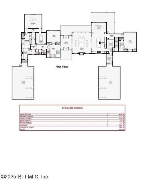 2D floor plan layout of this home in , Jacksonville, FL (Image 4).