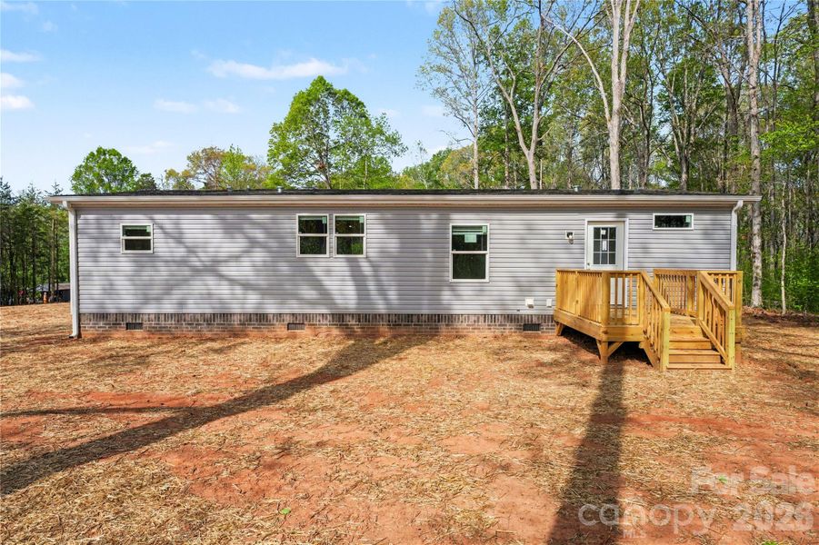 Exterior details and patio area of a home in , Statesville (Image 14).