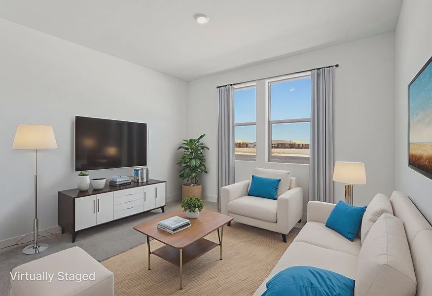 Virtually Staged Loft - 6 of 15