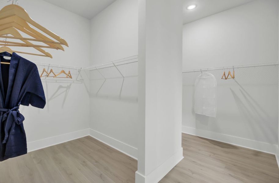 Large Walk In Closet in Primary
