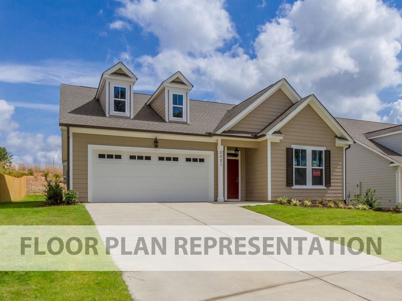 Stanford Plan Front Elevation A | Ivey Homes