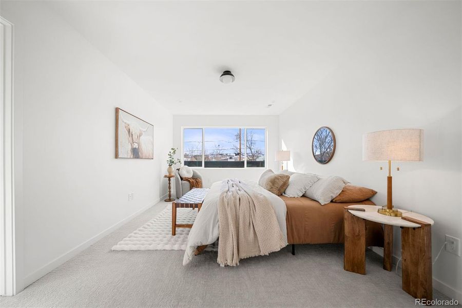 Furnished interior view inside a new home in , Denver (Image 42).