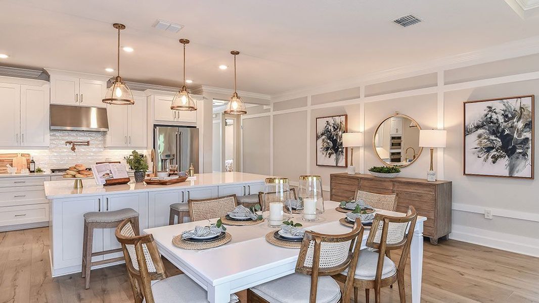 Representative furnished interior of a home built from the Sanibel by Taylor Morrison in Colbert Landings, Palm Coast (Image 2).