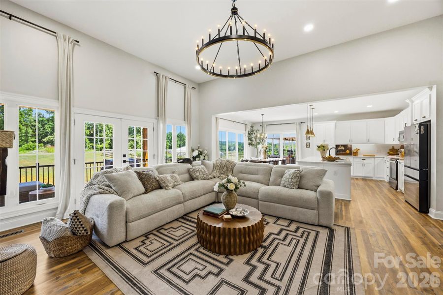Furnished interior view inside a new home in , Kings Mountain (Image 19).