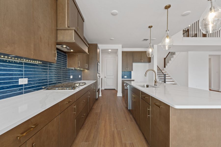 Furnished interior view inside a new home in Union Park, Little Elm (Image 6).