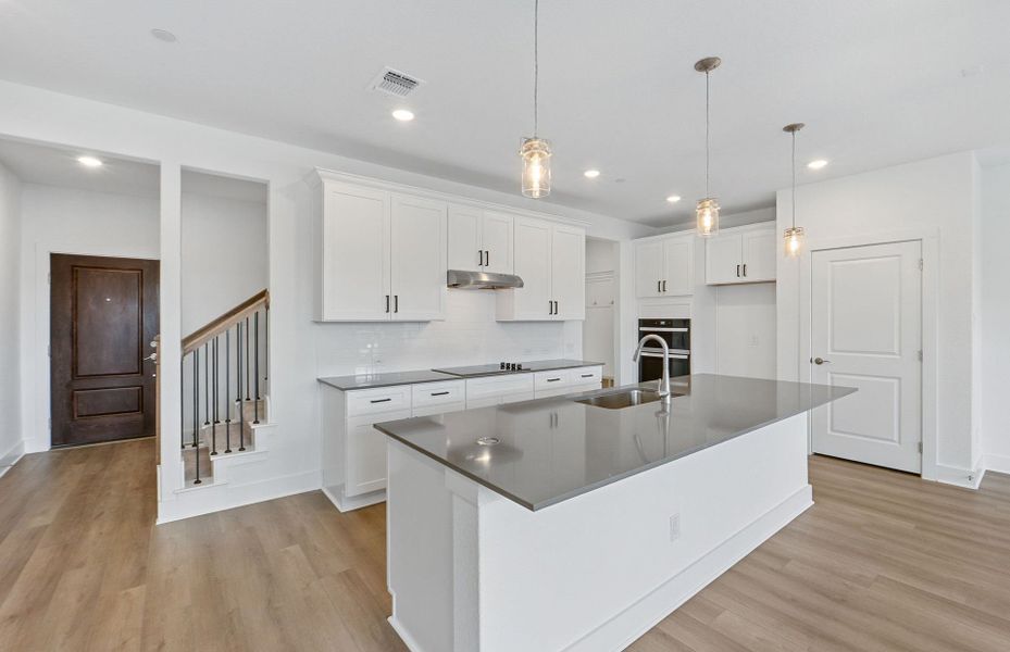 Furnished interior view inside a new home in Northpoint at Old Settlers, Round Rock (Image 9).