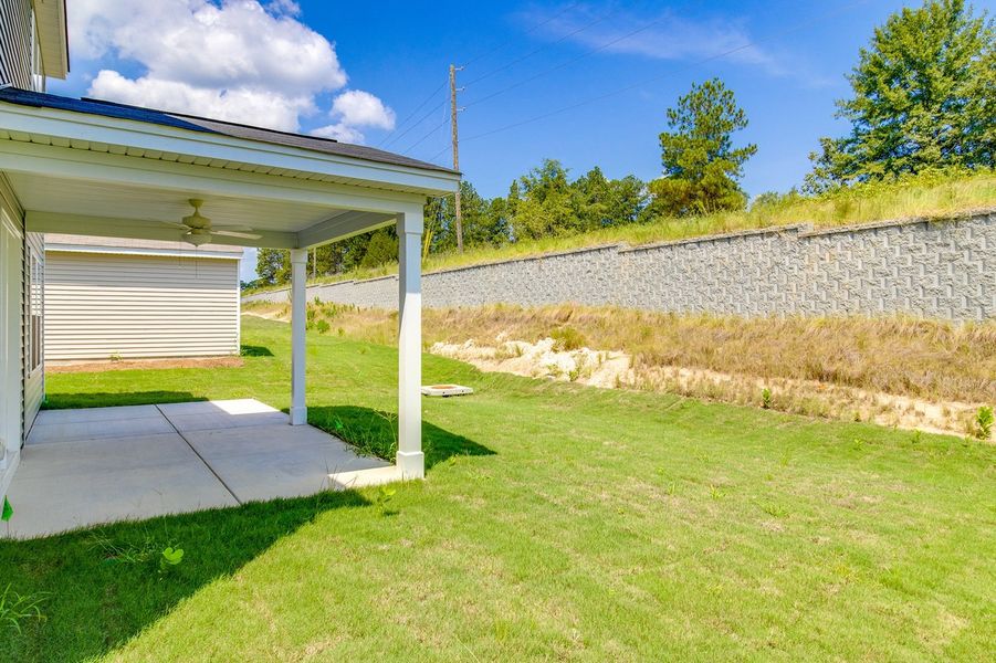 Exterior details and patio area of a home in Bluefield, Lexington (Image 28).