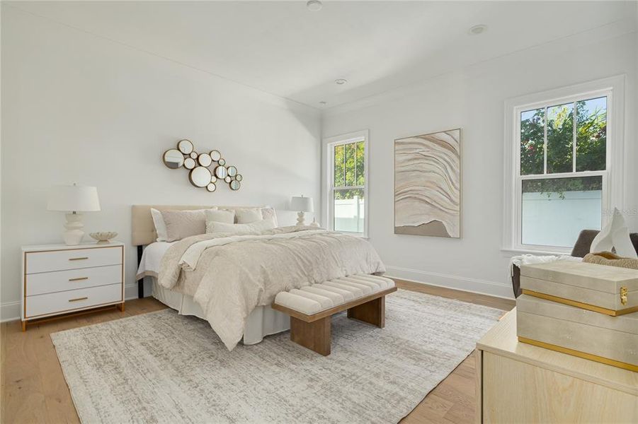 Furnished interior view inside a new home in , St. Petersburg (Image 12).