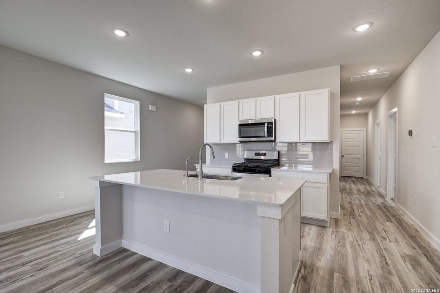Furnished interior view inside a new home in Park Place, New Braunfels (Image 8).