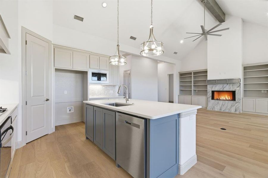 Furnished interior view inside a new home in , New Fairview (Image 6).