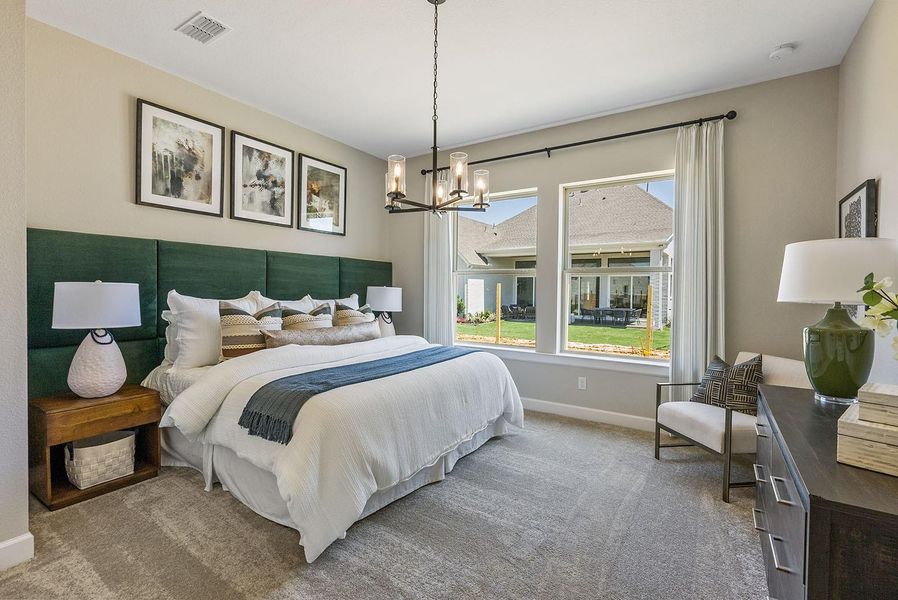 Furnished interior view inside a new home in Prairieland Village 40' Homesites, Cypress (Image 7). Furnished interior view inside a new home in Prairieland Village 40' Homesites, Cypress (Image 7).