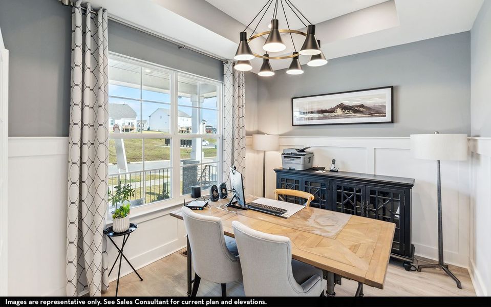 Furnished interior view inside a new home in McCain's Station, Gallatin (Image 4).