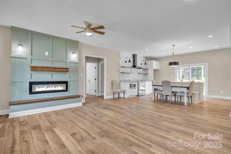 Furnished interior view inside a new home in , Statesville (Image 12).