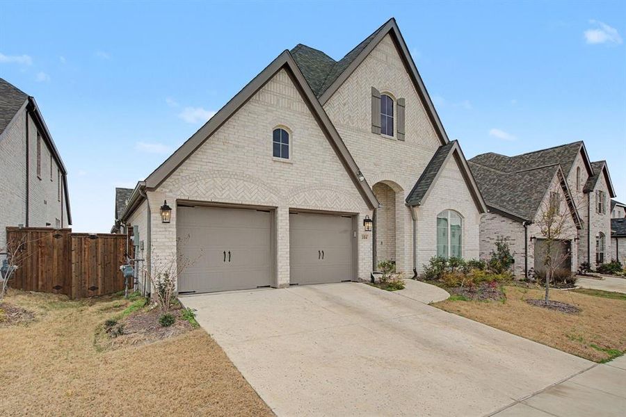 Front exterior of a new home in North Sky, Celina, TX, highlighting curb appeal (Image 25).