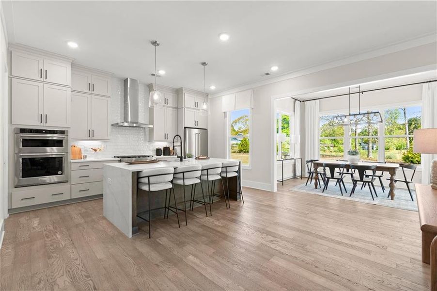 Furnished interior view inside a new home in Hillgrove Preserve, Powder Springs (Image 8).
