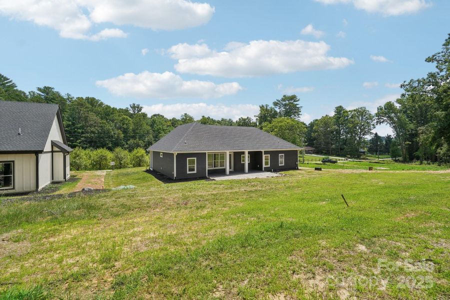 Exterior details and patio area of a home in , Hendersonville (Image 29).