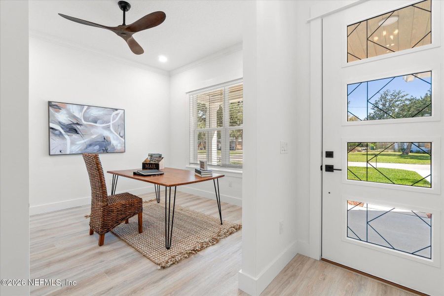 Furnished interior view inside a new home in , Jacksonville Beach (Image 46). Furnished interior view inside a new home in , Jacksonville Beach (Image 46).