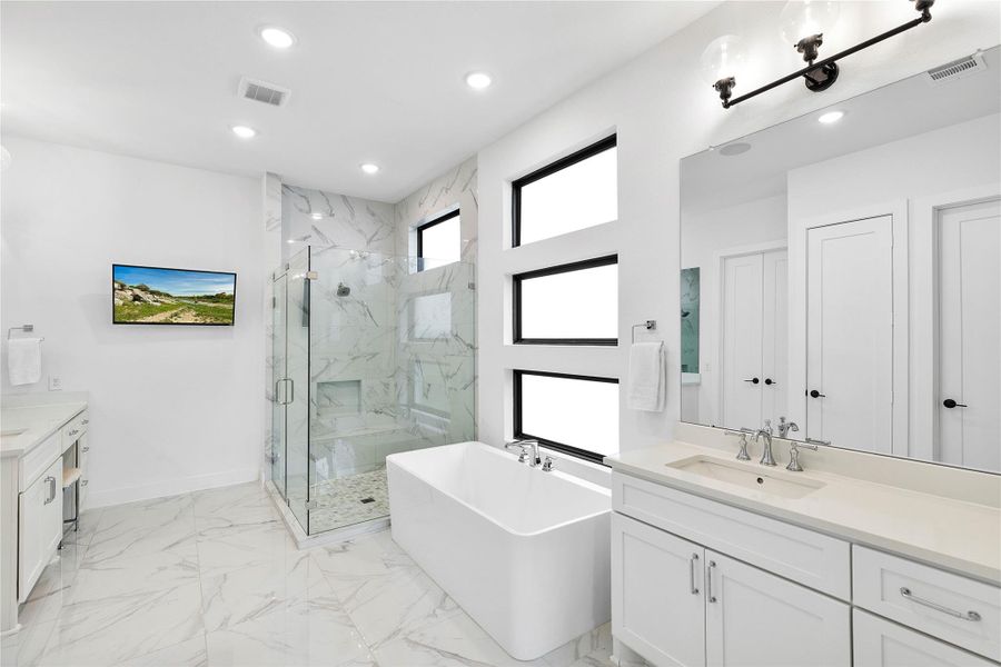 Furnished interior view inside a new home in , Spring (Image 7).