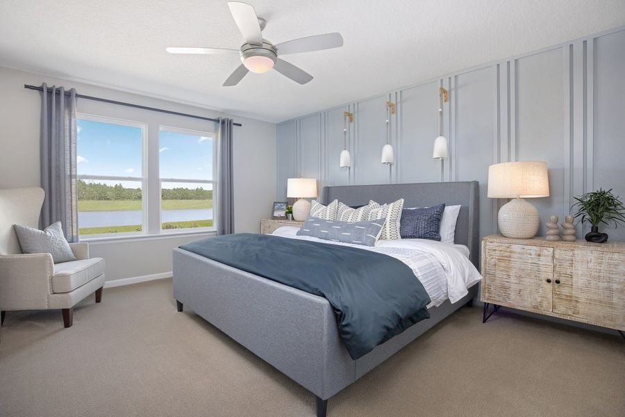 Representative furnished interior of a home built from the 1707 Modeled by KB Home in Hawkes Meadow, Jacksonville (Image 6).