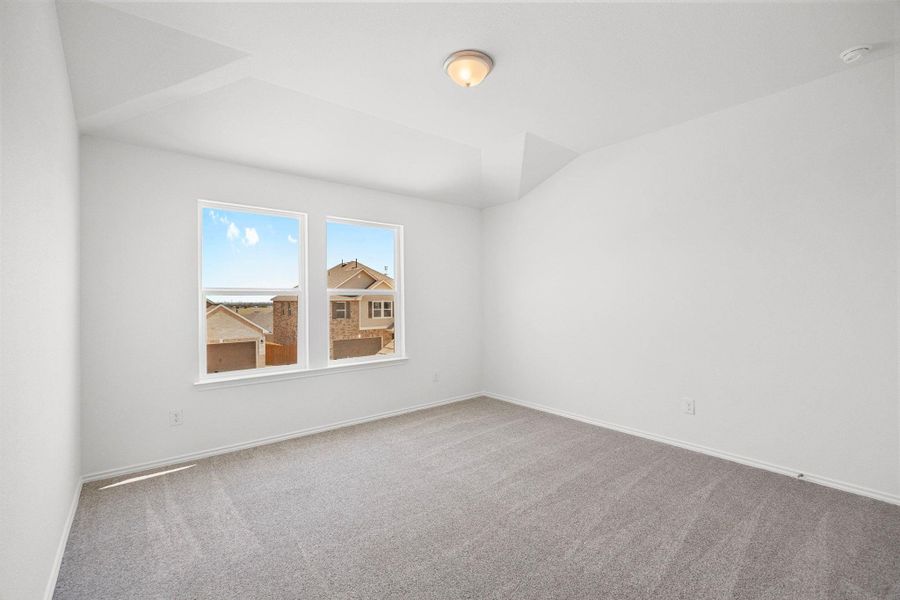 Spacious, unfurnished interior of a new home in Salerno - Classic Collection, Round Rock (Image 13). Spacious, unfurnished interior of a new home in Salerno - Classic Collection, Round Rock (Image 13).