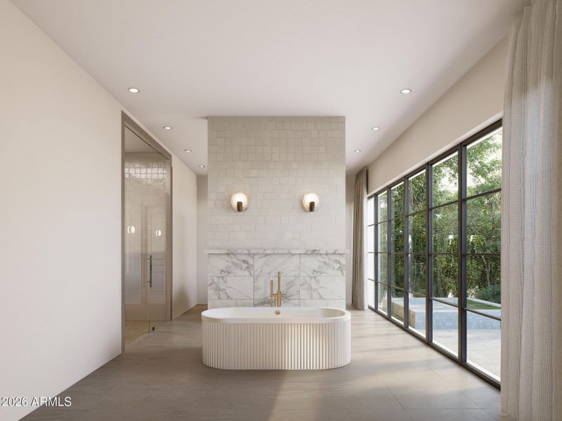Primary Bath Rendering
