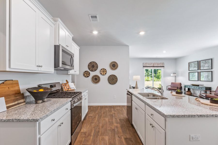 Furnished interior view inside a new home in Pineview North, Summerville (Image 13).