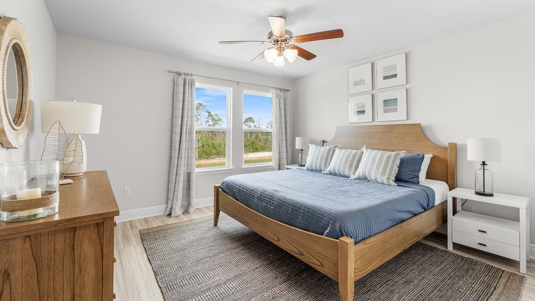 Furnished interior view inside a new home in WindMark Beach, Port Saint Joe (Image 17).