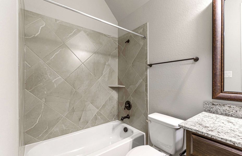 Representative furnished interior of a home built from the 3616 by Ravenna Homes in Artavia 70′, Conroe (Image 17).