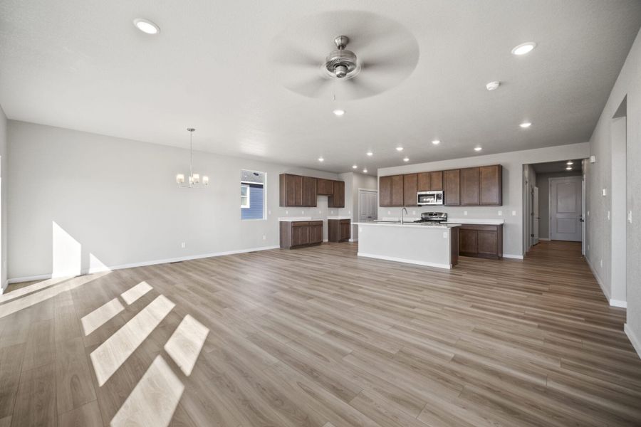 Representative unfurnished interior of a home built from the Lilac by View Homes in Aspen Ranch, Fountain (Image 20).