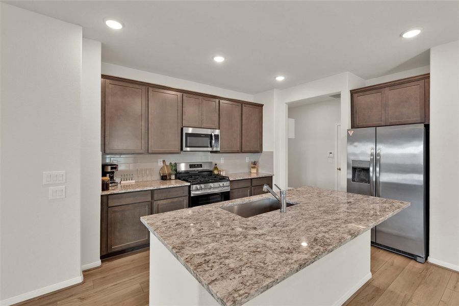 Furnished interior view inside a new home in , Magnolia (Image 7).