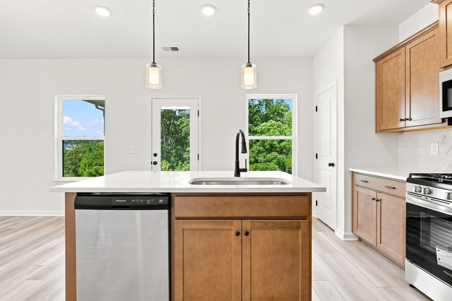 Furnished interior view inside a new home in Hampshire Hills, Columbia (Image 11). Furnished interior view inside a new home in Hampshire Hills, Columbia (Image 11).