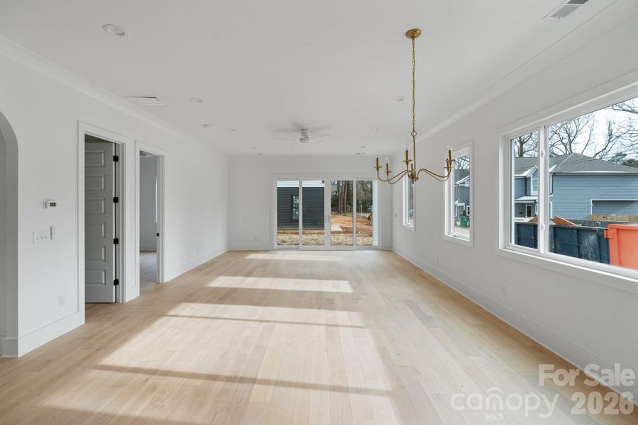 Spacious, unfurnished interior of a new home in , Charlotte (Image 29).
