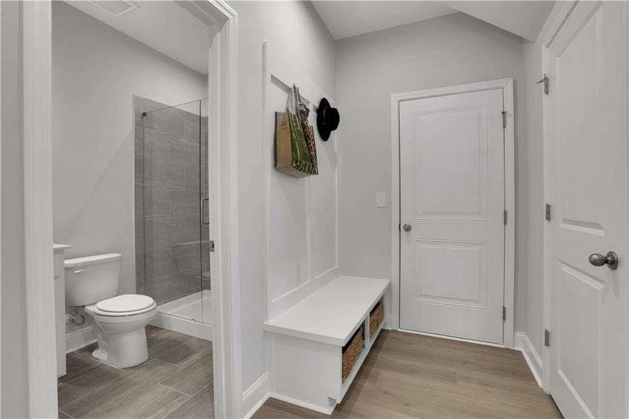 Furnished interior view inside a new home in The Paddocks at Doc Hughes, Buford (Image 34).