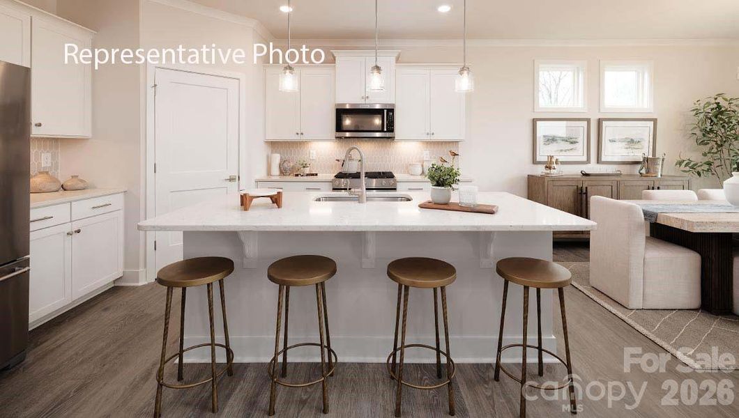 Furnished interior view inside a new home in Westport, York (Image 4).