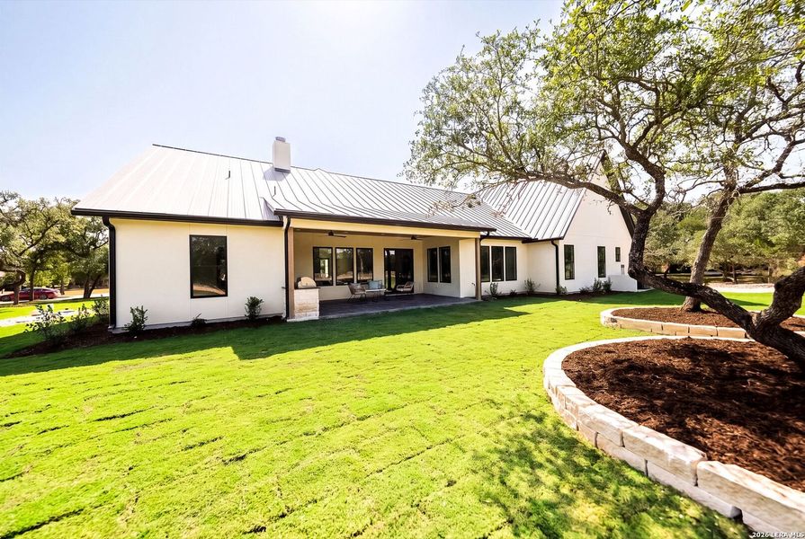 Exterior details and patio area of a home in , Boerne (Image 29).