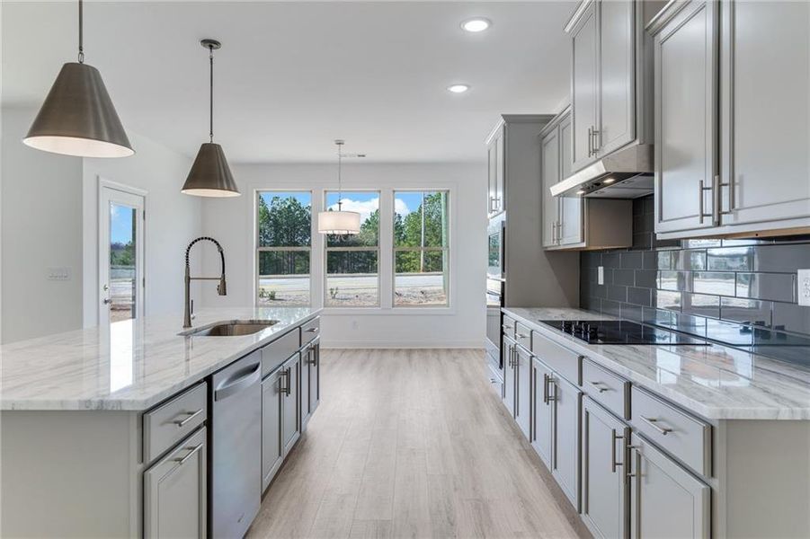 Furnished interior view inside a new home in , Buford (Image 9).