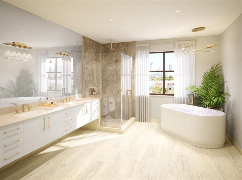 Furnished interior view inside a new home in , Dallas (Image 4). Furnished interior view inside a new home in , Dallas (Image 4).