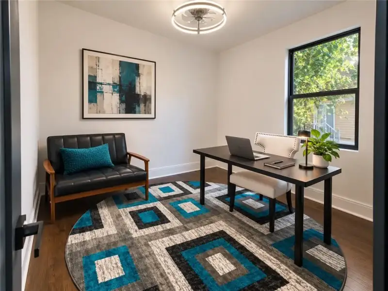 Furnished interior view inside a new home in , Atlanta (Image 7).